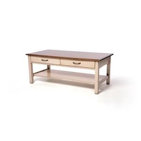 Cocktail Table with Two Drawers